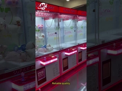 बच्चों के लिए अच्छी मात्रा में सिक्का संचालित खिलौना पंजा क्रेन मशीन