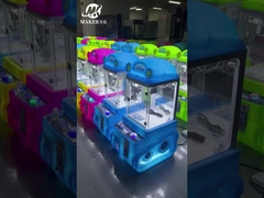 अनुकूलित 30 किलोग्राम मिनी उपहार मशीन ध्वनि प्रभाव और एक्रिलिक सामग्री के साथ पंजा क्रेन मशीन